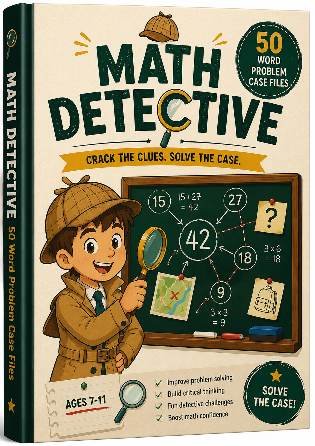 Math Detective: 50 missioni matematiche pensate per trasformare i problemi in divertenti casi da risolvere.
