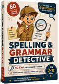Spelling & Grammar Detective: 60 casi coinvolgenti in cui il tuo bambino imparerà a individuare e correggere gli errori di ortografia e grammatica con la sicurezza di un vero detective.