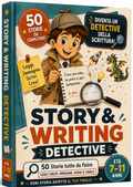 Story & Writing Detective: 50 storie da completare che aiutano i bambini a immaginare e scrivere il proprio finale, migliorando fantasia, scrittura creativa e sicurezza.